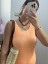 Vestido enrejado