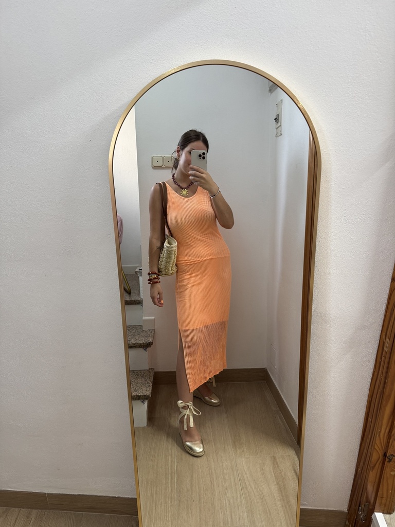 Vestido enrejado