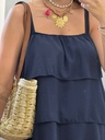 Vestido "movimiento azul"