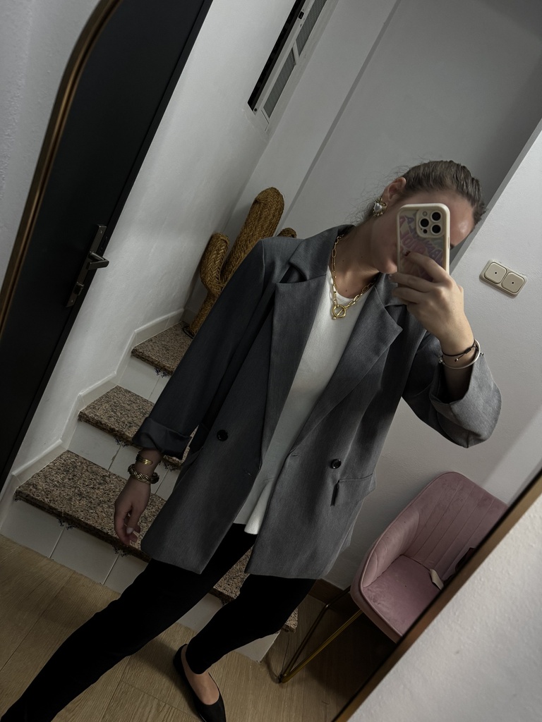 Blazer gris Maxi