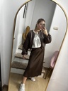 Falda satinada Lúa