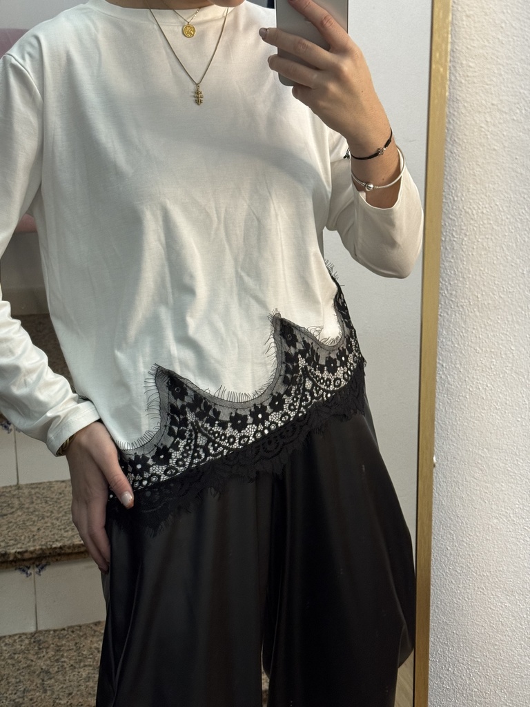 Camiseta Encaje