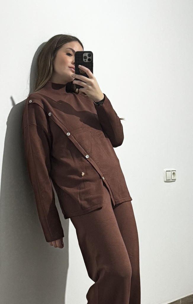 Conjunto de punto Teja