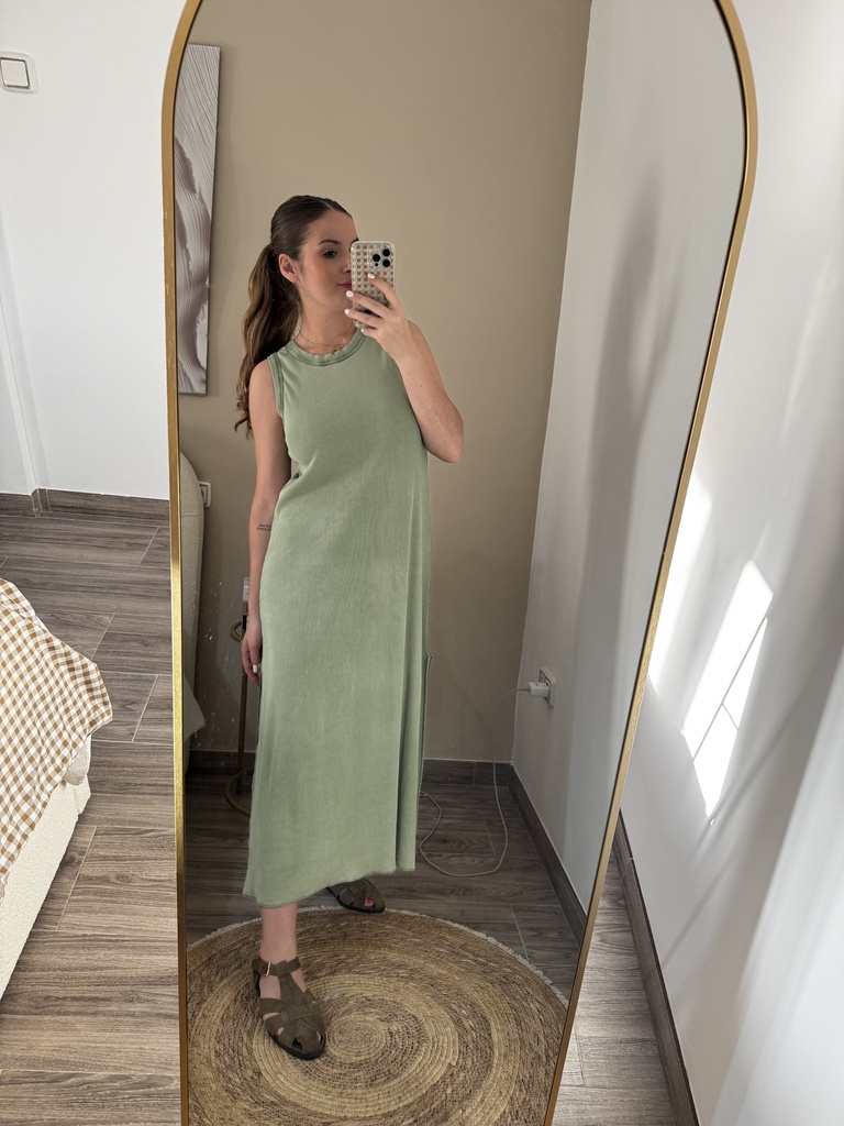 Vestido canalé