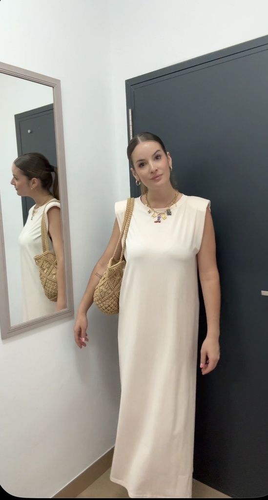 Vestido hombreras