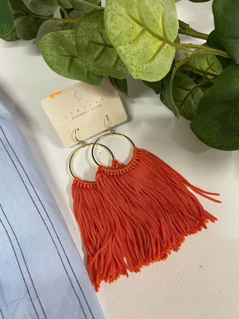 Pendientes rojos