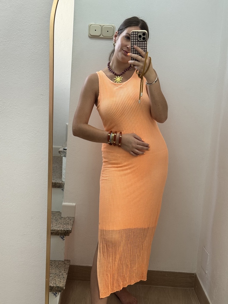 Vestido enrejado