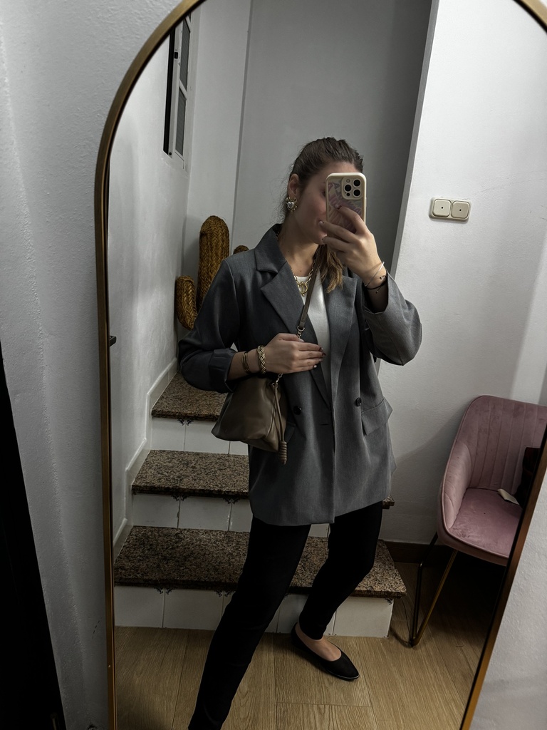 Blazer gris Maxi