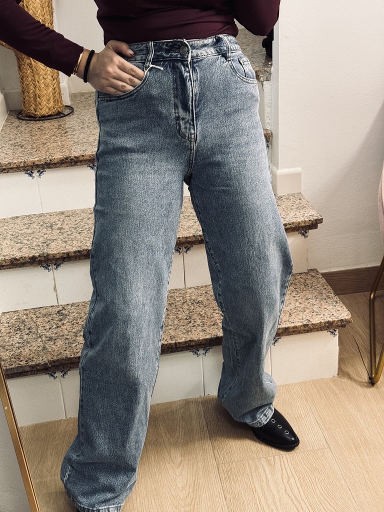 vaquero de corte ancho (wide leg)