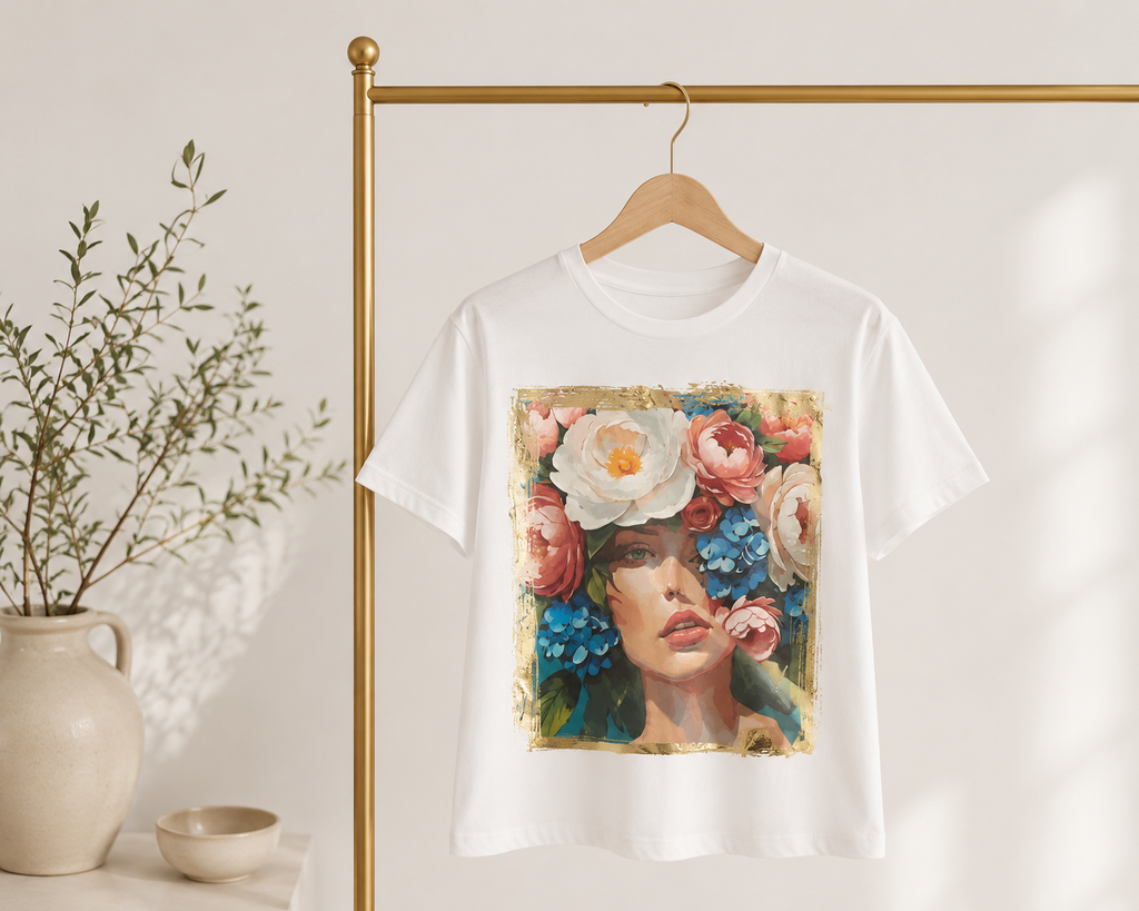 Camiseta flores