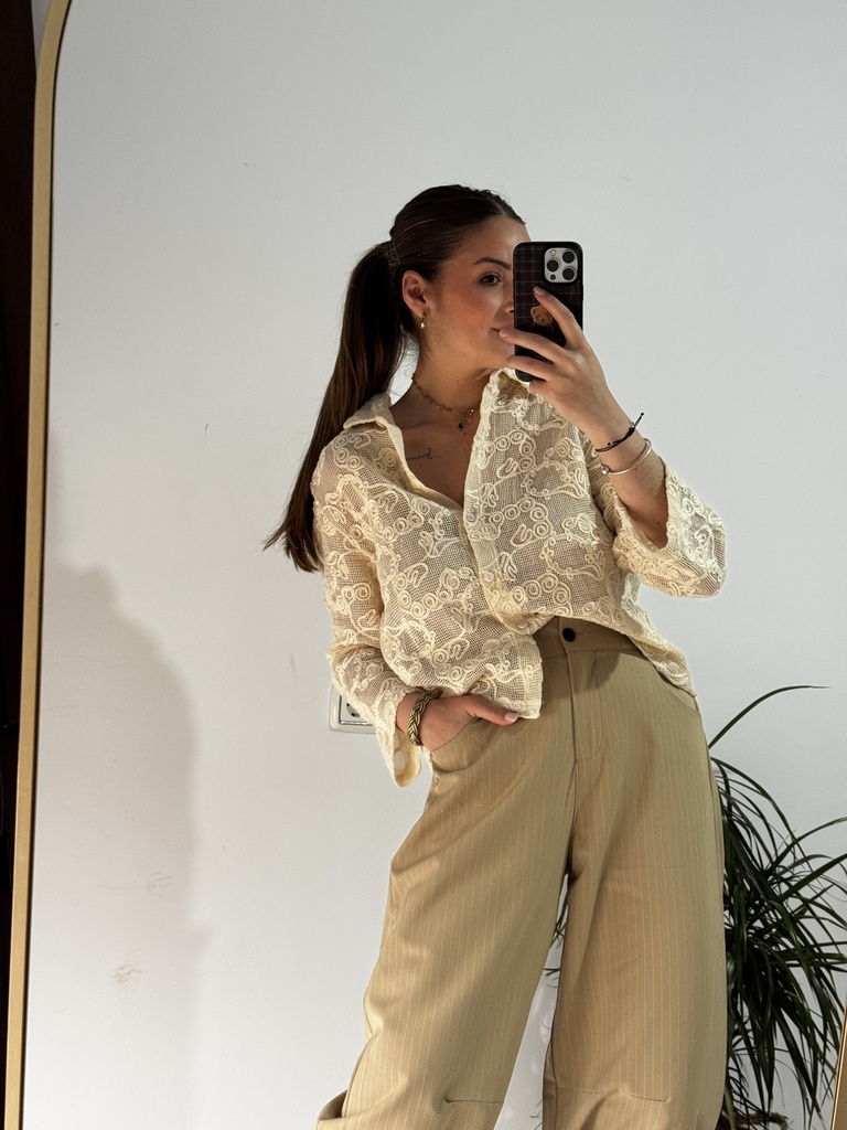 Camisa crochet