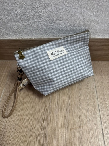 Bolsa de aseo Cuadros Pequeña