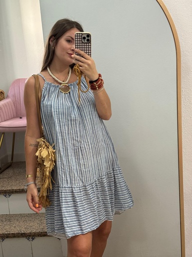 Vestido costa azul