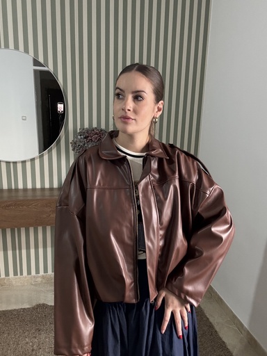 Chaqueta polipiel Carre