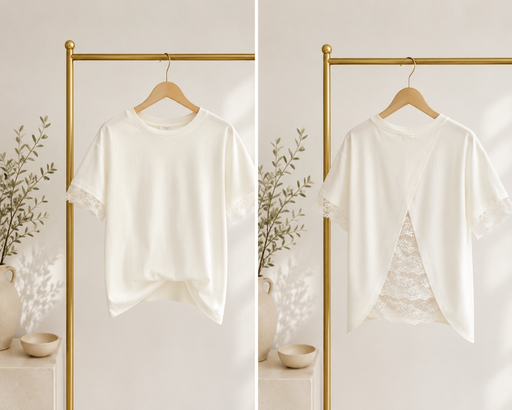 Camiseta encaje