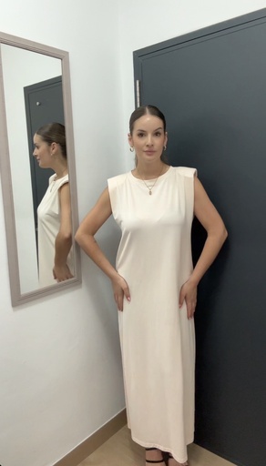 Vestido hombreras