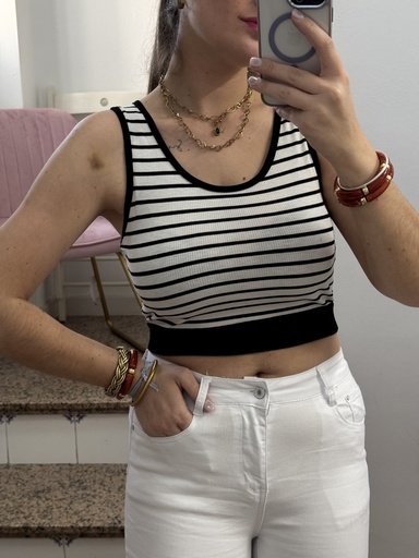 Top Rayas Crop